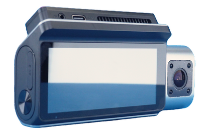 3-Channel 4K Dash Cam with Interior & Rear Camera, WiFi, Voice Control, Night Vision