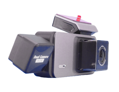 Dual Camera Dash Cam with Interior Lens, WiFi App Control, Parking Mode & G‑Sensor