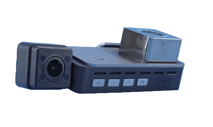 Dual Camera Dash Cam with Interior Lens, WiFi App Control, Parking Mode & G‑Sensor