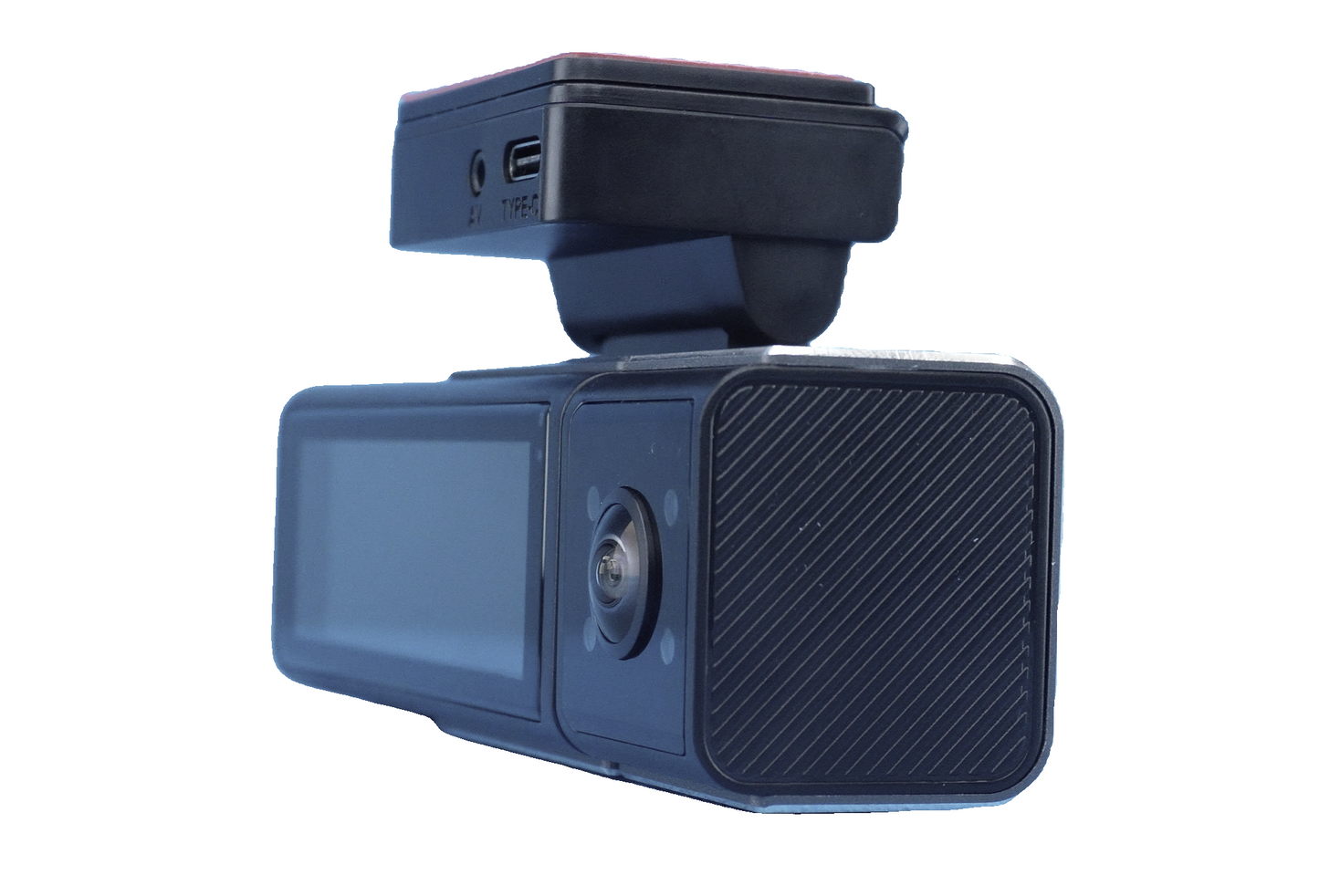 4K Dual Channel Dash Cam with Rear Camera, WiFi App Control, Night Vision & Parking Mode