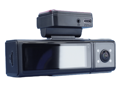4K Dual Channel Dash Cam with Rear Camera, WiFi App Control, Night Vision & Parking Mode